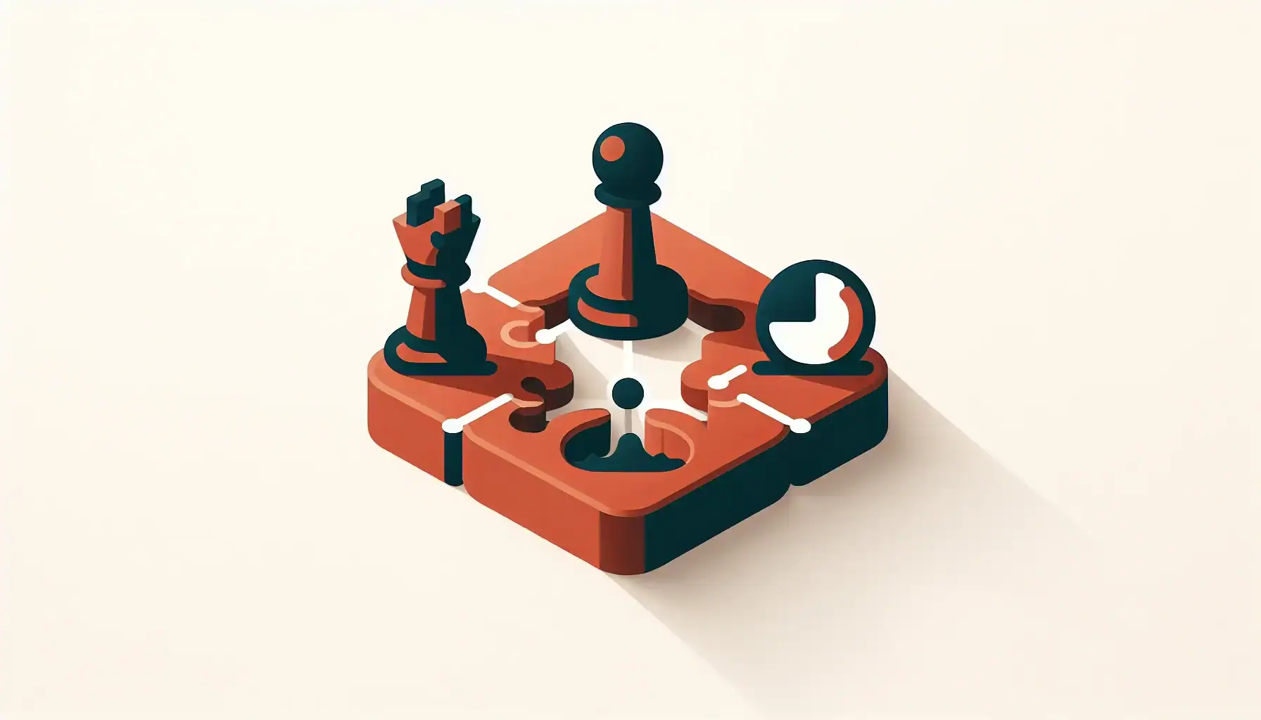 Chess pieces puzzle representing strategic financial planning and decision-making.