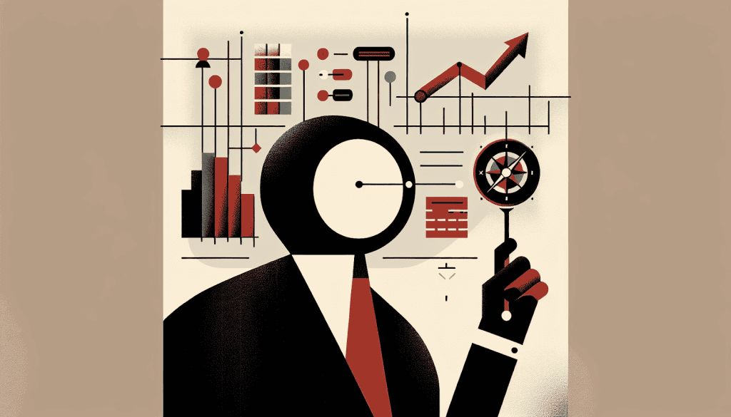 Business professional analyzing financial data with charts and graphs.